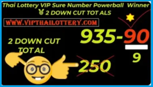 Thai Lottery Vip Sure Number Powerball Winner Totals 01-8-2025