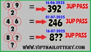 Thailand Lottery 2 Down Single Formula Total Pass 16-7-2025