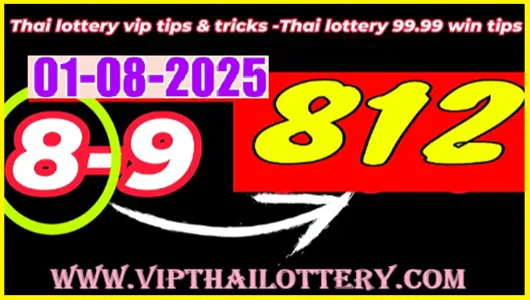Thailand Lottery 2D Today 99.99 Win Tips & Tricks 01-08-2025