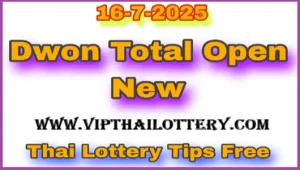 Thailand Lottery Key Digits 2 Down Full Pair Game July 16, 2025