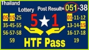 Thailand Lottery Today Game HTF Down Pairs Set 16-07-2025