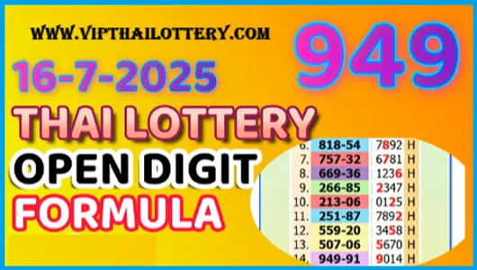 Thailand Lotto 3up Set Pair Trick Sure Number 16.07.2025