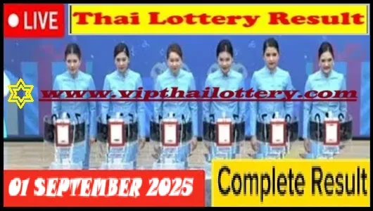 Live Thai Lottery Result Complete Download 1st September 2025