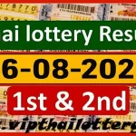 Official Thai Lottery Result First Prize 16 August 2025