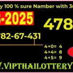 Thai Lottery 100% Sure Namber 3up Total Formula Tip 16-8-2025