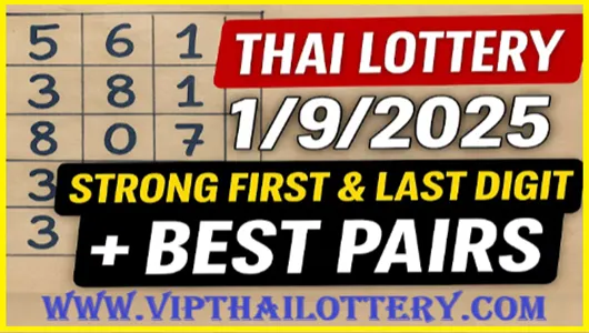 Thai Lottery Strong Winning Paper Vip Tips 01 September 2025