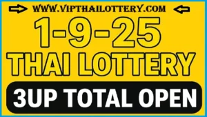 Thailand Lottery 2 Down 3up Total Digit Open Tips 01-9-2025