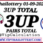Thailand Lottery 3up Single Digit VIP Calculation Hint 01-09-2568