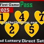 Thailand Lottery Direct Set Cut Digit First 3up Game 01-09-2025