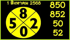Thailand Lottery VIP Chance HTF Sets Touch Formula 01-9-2025