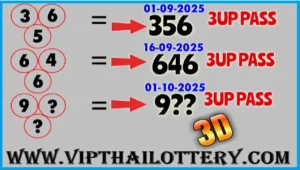 Thai Lottery 2up 100% Winning Tricks Sure Pass Result 01/10/2025