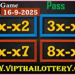 Thailand 3d Lottery Result Today Live Sure Digit 16.9.2025