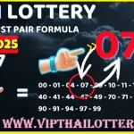 Thailand Lottery 2D First Pair 3up Sure Win Formula 01-10-2025