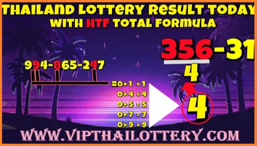 Thailand Lottery Today Result HTF Total Win Formula 16-09-2025