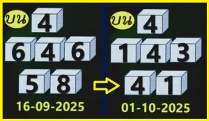 Vip Thailand Lottery Bangkok Weekly Chart 1st October 2025