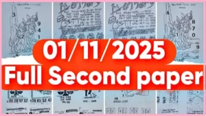 GLO Thai Lottery Second Paper Draw Result 1st November 2025