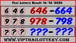 Thai Lottery Hit Total Open Vip 100% Sure Namber 16.10.2025
