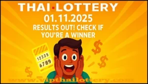 Thai Lottery Results Out Check Winner List 01.11.2025