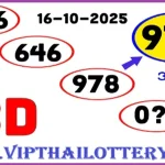 Thai Lottery Today 2d Pass Number Direct Hit 16 October 2025
