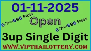 Thai Lottery Today TF 100% Cut Number Digit Total 01-11-2025