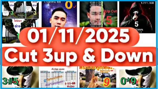 Thai Lottery Vip Down Total Cut Paper Sure Tips 01.11.2025
