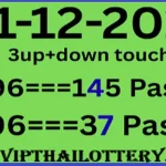 Thai Government Lottery 2 Down Non Miss Touch Total Winner