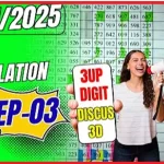 Thai Lottery 3D Pair Digit Chart Root Calculation Hint 16-11-2025
