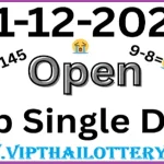 Thai Lottery 3D Vip Tips Today Master Formula 1st December 2025
