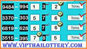 Thai Lottery 3up Jackpot Double Game Last Tips 16.11.2025