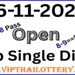 Thai Lottery 3up Single Digit Sure Pass Formula 16-11-2025