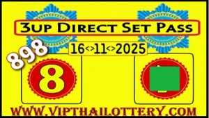 Thai Lottery Final Two Down Direct Set Total Digit Results