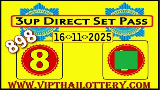Thai Lottery Final Two Down Direct Set Total Digit Results