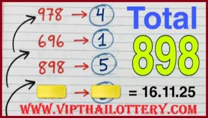 Thai Lottery Lucky Pairs 99% Sure Total Pass Result 16.11.2568