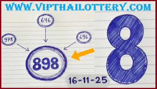 Thai Lottery Sure Number 3D Total Win Digit 16th November 2025