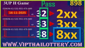 Thai Lotto 2 Down Pair With Single Digit VIP Tips 01.11.2025