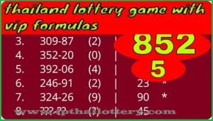Thailand Lottery Game Vip Formulas Insurance Tip 01-12-2025