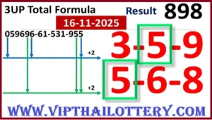 Thailand Lottery Single Digit Formula Passed Update 16.11.2025