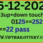 Thai Lottery 2 Down Master Digit Non Stop Pair Tip 16.12.2025