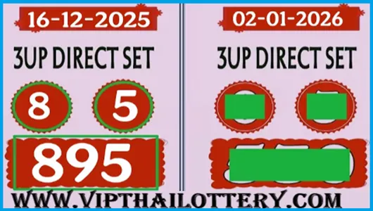 Thai Lottery 3D 99% Sure Number Direct Set Pair 30-12-2025