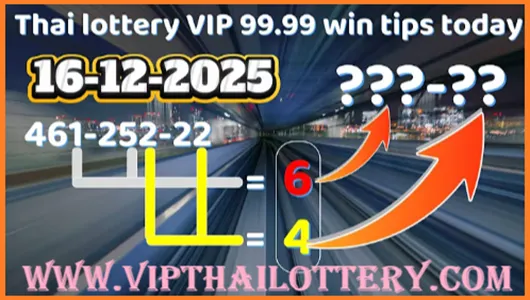 Thai Lottery 99.99 Win Tips Magic Number Updated 16-12-2025