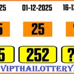 Thai Lottery Result Today Master 3D HTF Pair Game 16.12.2568