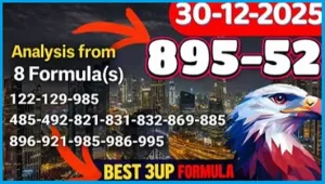 Thailand Lottery HTF Sure Number Cut Formula Game 30-12-2025