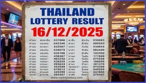 Thailand Lottery Result Today Check online 16-12-2025