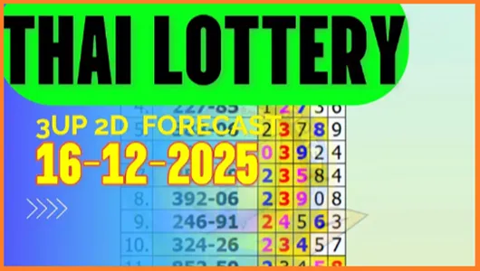 Thailand Lottery Vip Master Pair Total Pass Number