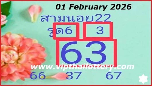 Thai Lottery Close Touch Prime Digit Result 01 February 2026