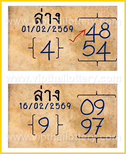 Thailand Lottery Today Thai Vip Tips 16 February 2026