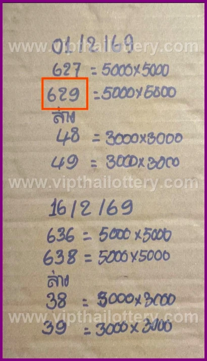 Thai Lotto Vip Total Thailand Lottery 100 Sure Number 16-02-26