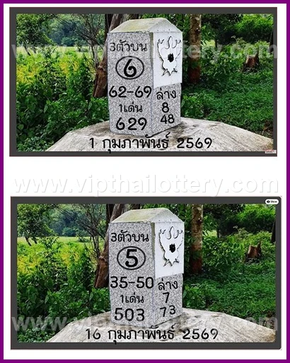 Thai Lotto Vip Total Thailand Lottery 100 Sure Number 16-02-26