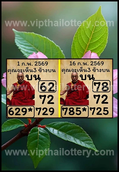 Thai 3D Lottery Result Today Live Thailand Draw 16-02-2026