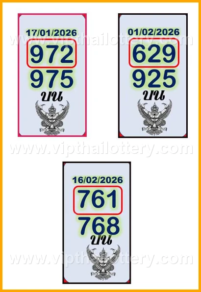 Thailand Lottery Today Thai Vip Tips 16 February 2026